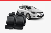 Imagem do produto PROMOÇÃO! - Capa de Couro 70/30 Café Furadinha Grancouro para Banco do Hyundai I-30 2014/... - Cod. 14031